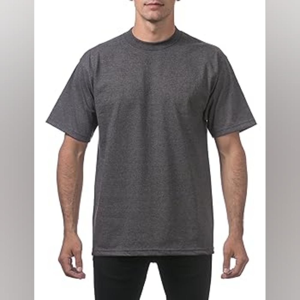 PRO CLUB Men's Gray T-Shirt